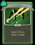 Backflip card