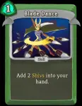 Blade Dance card