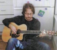 Jonathan Coulton and his cat
